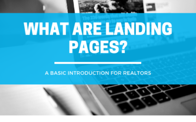 What is a real estate landing page?